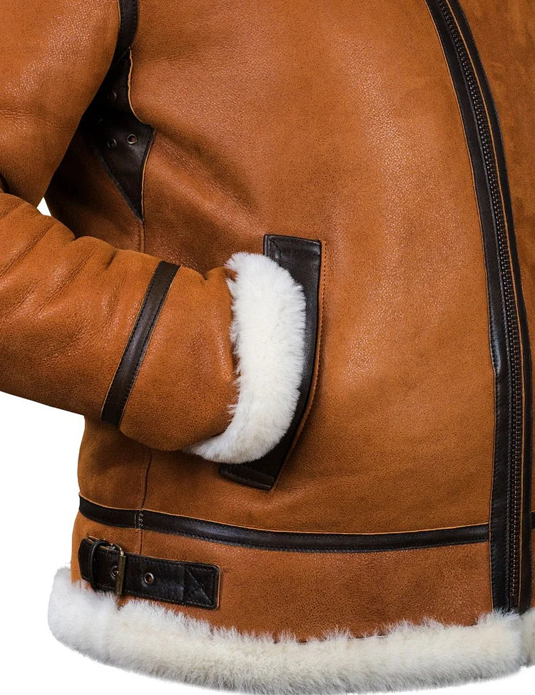 Weston™TM| Giacca invernale in pelle Maze