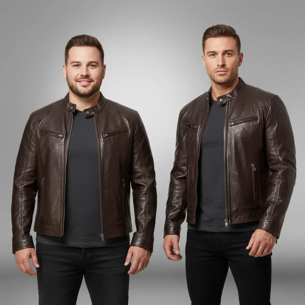 Weston™TM• Giacca in Pelle Uomo Trenton