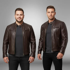 Weston™TM• Giacca in Pelle Uomo Trenton
