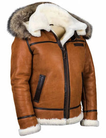 Weston™TM| Giacca invernale in pelle Maze
