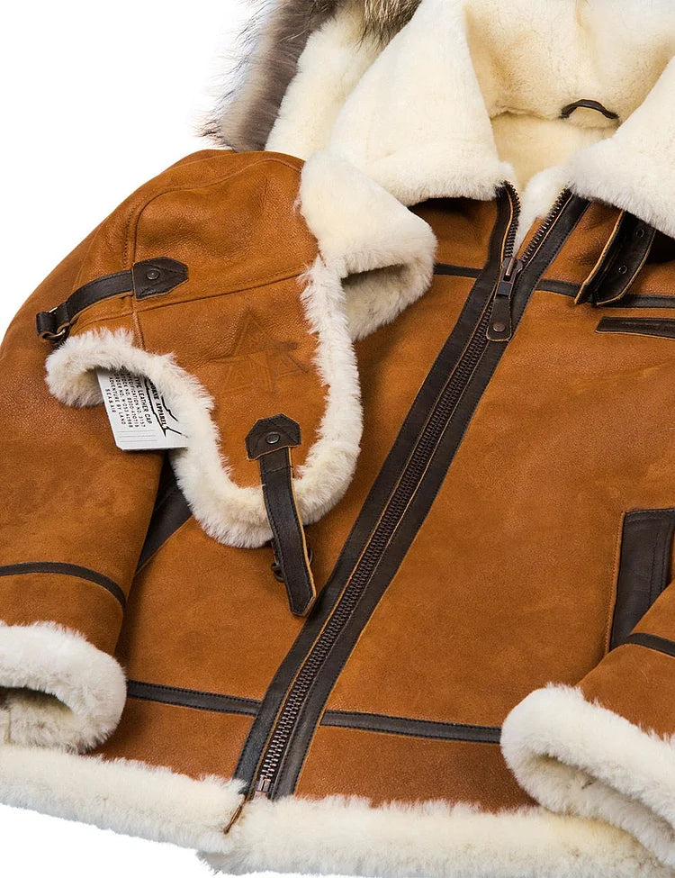 Weston™TM| Giacca invernale in pelle Maze