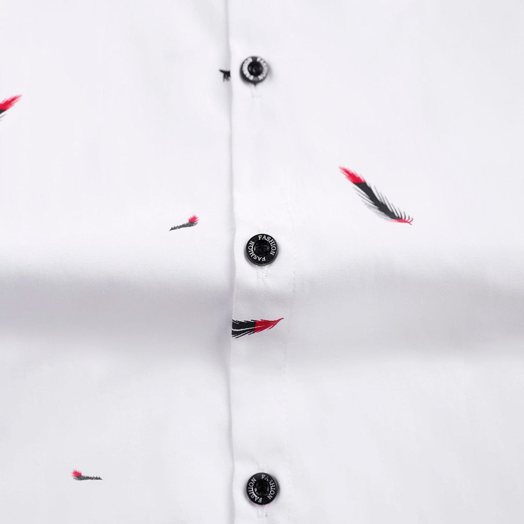 Shirt manches courtes Estampada Feathers | Weston™TM