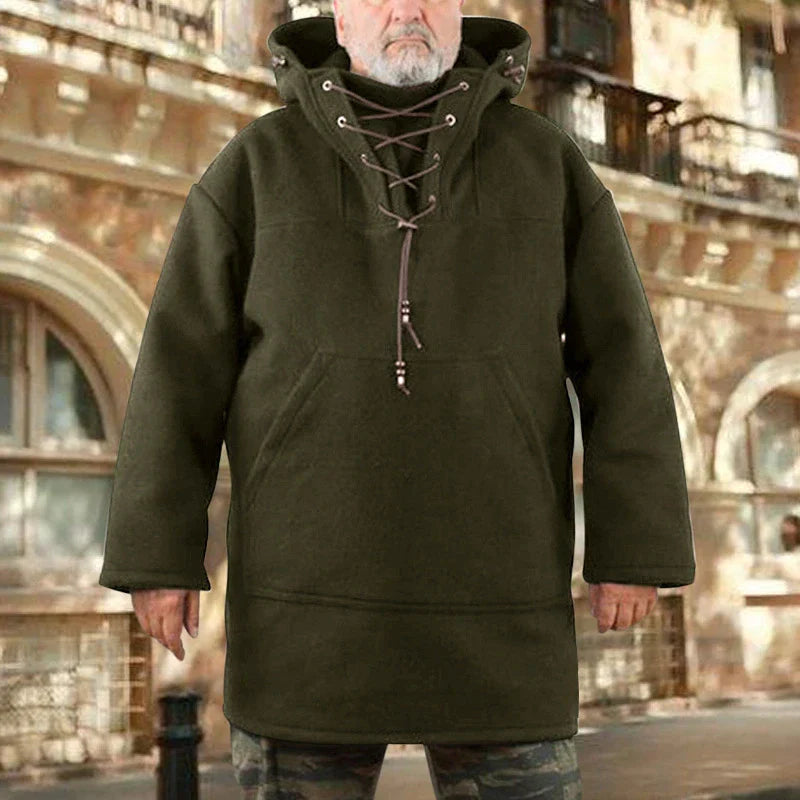 Weston™| Cappotto in lana casual con cappuccio