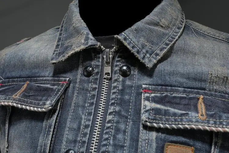 Shess | Veste en Denim Retro Carl