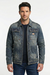 Shess | Veste en Denim Retro Carl