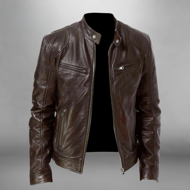 Weston™TM• Giacca in Pelle Uomo Trenton