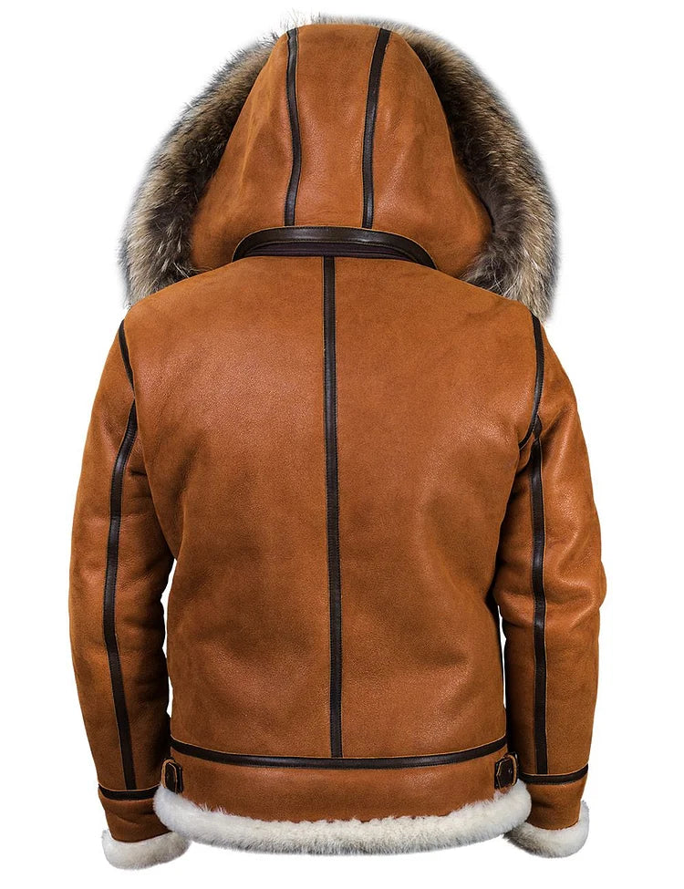 Weston™TM| Giacca invernale in pelle Maze