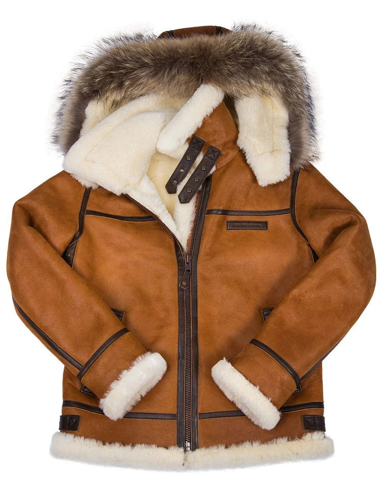 Weston™TM| Giacca invernale in pelle Maze