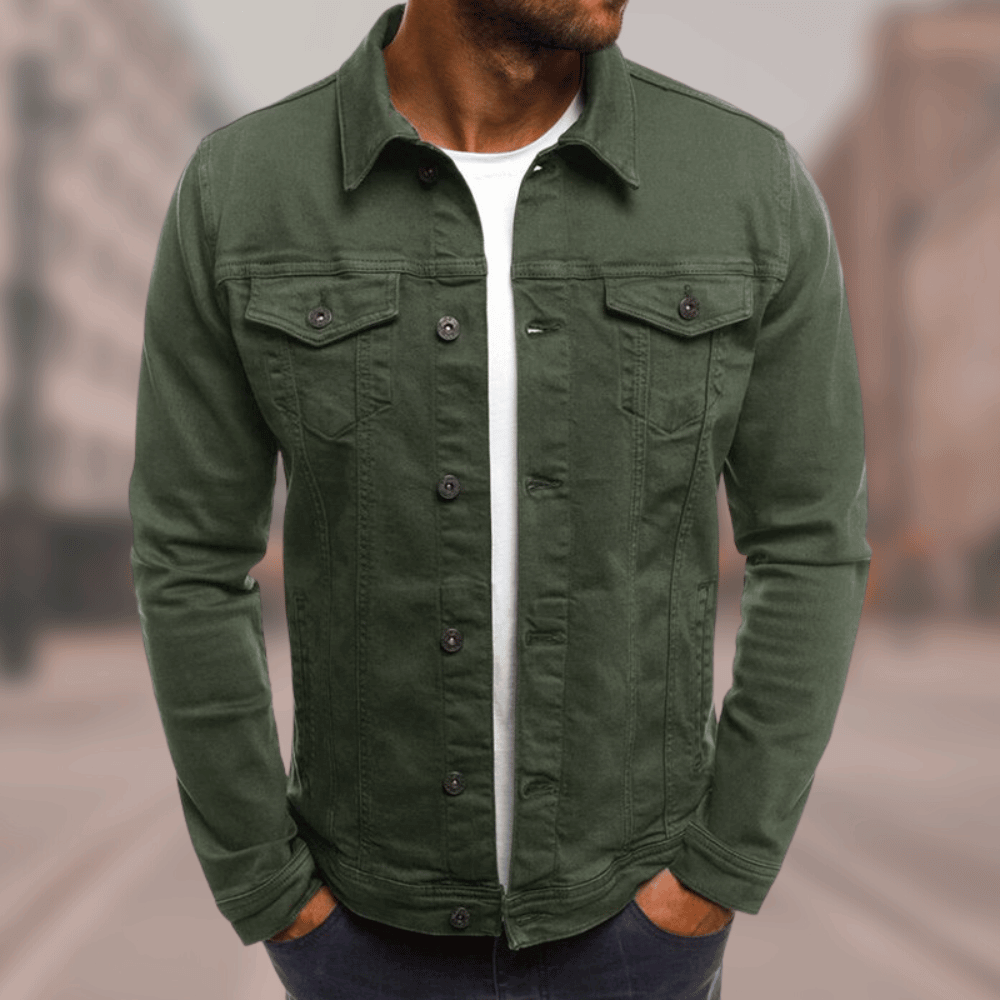 Weston™TM| Kane Veste en jean elegante et confortable