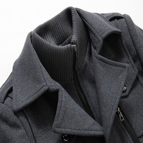 Manteau deux pieces pour homme : style et chaleur au quotidien • PeakyTM