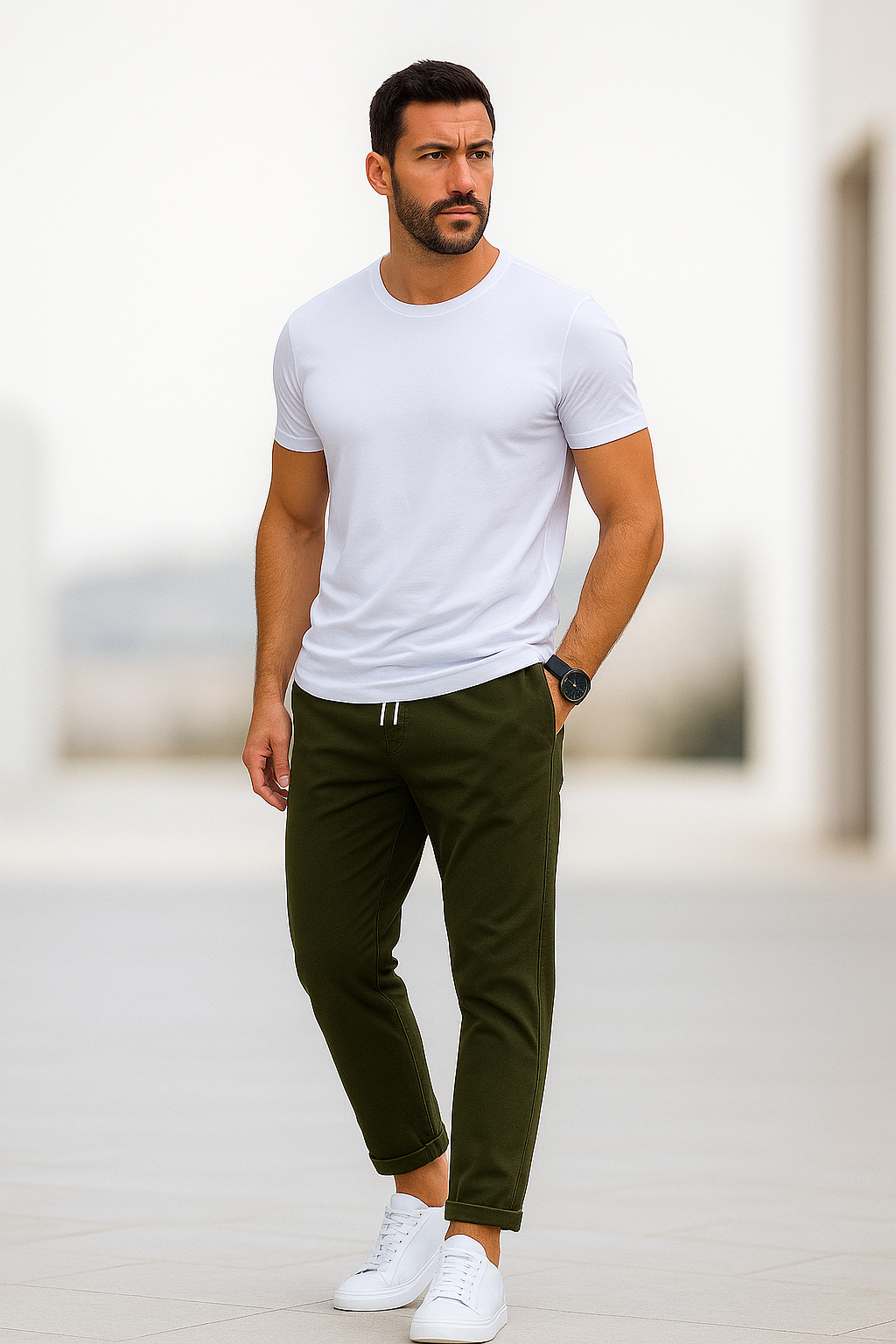Pantaloni slim casual da uomo moderno • Jonas Weston™