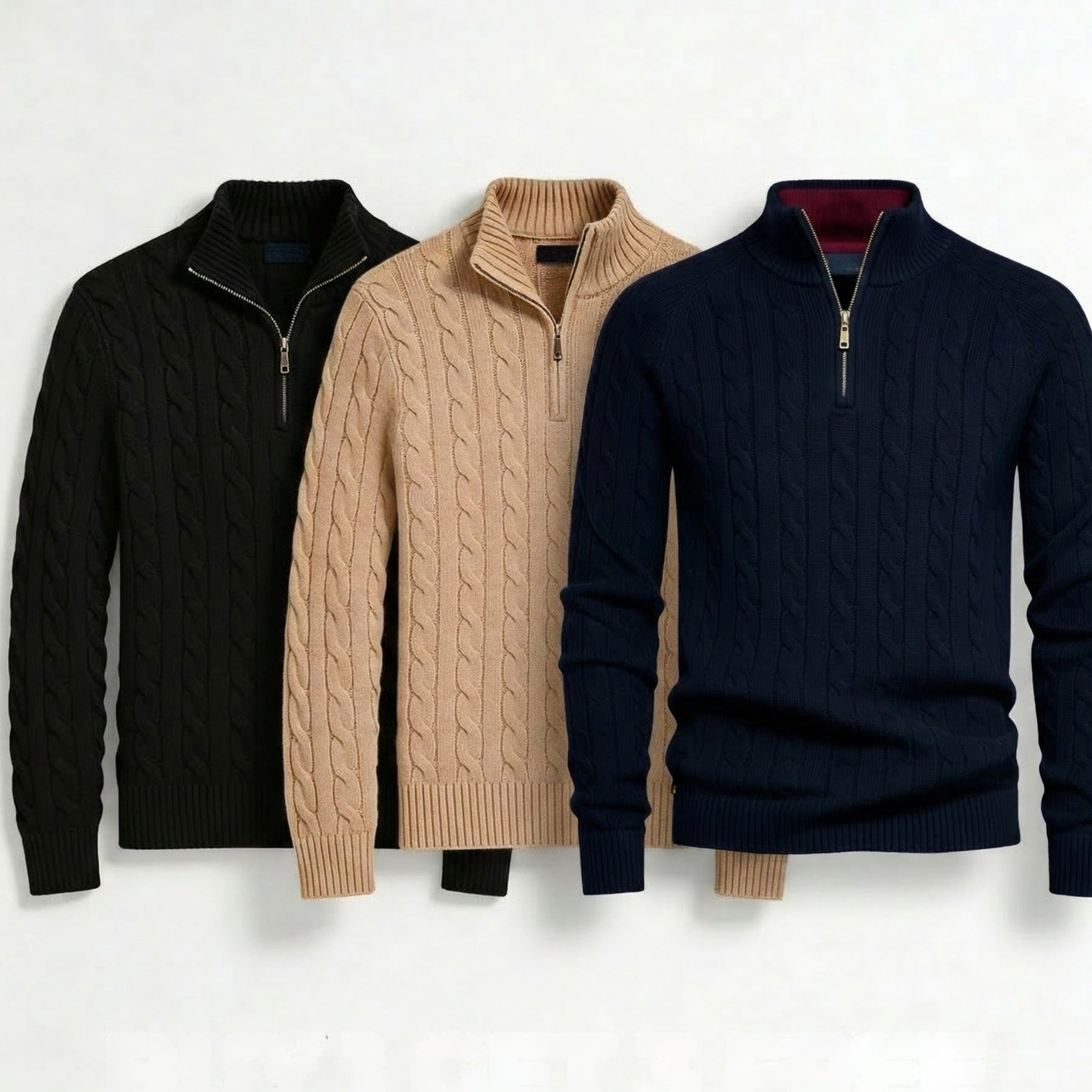 RL KNIT ZIP SWEATER SET