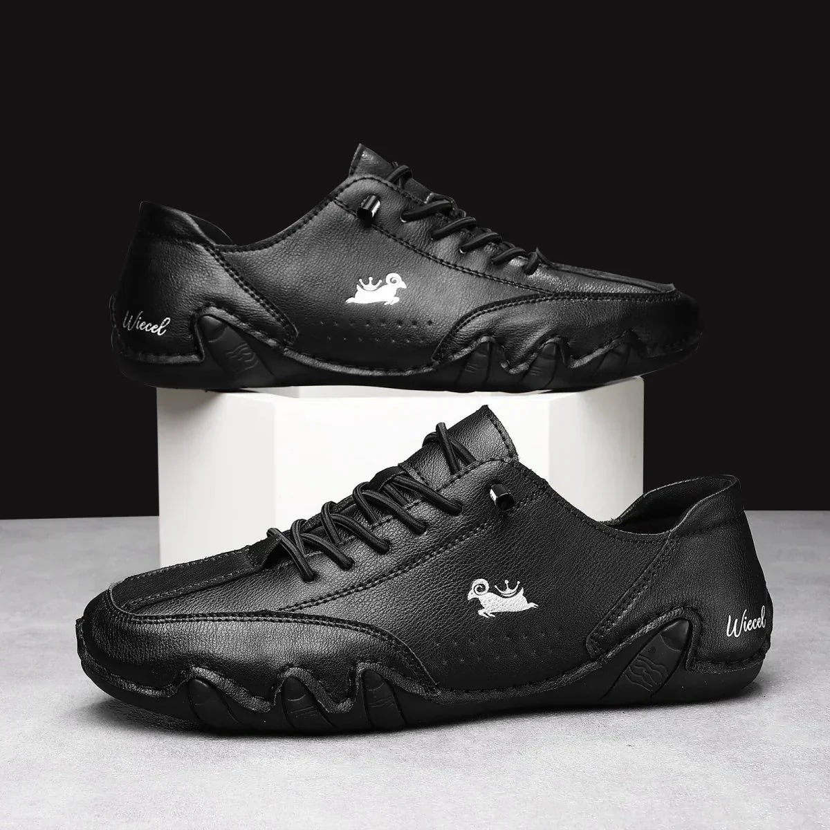 Chaussures barefoot en cuir au confort ultime • WiecelTM